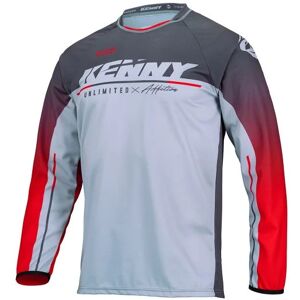 Kenny Track Focus Grey Red Jersey