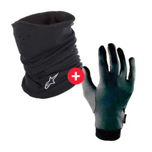 Alpinestars Tech Neck Warmer Black + Sous-Gant Zirtex Noir