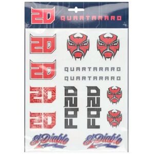 FABIO QUARTARARO FQ20 Big Stickers Multicolor