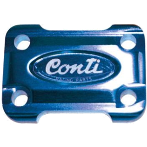 Pontets guidon entraxe 60mm diamètre 22mm bleu conti