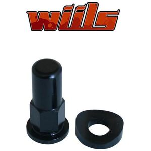 écrou gripster en alu cnc anodisé noir marque wiils pas cher