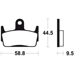 Déstockage neuf plaquette de frein avant pour scooter honda x8r de 98