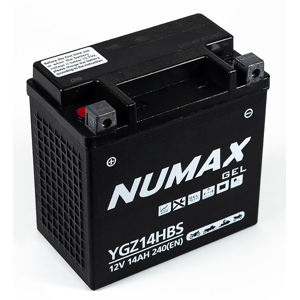 Numax Batterie moto Numax Supreme GEL Harley  YGZ14H-BS 12V 14Ah 240A