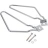 2pcs Sacoches De Selle De Moto, Fixation De Sacoche De Selle Support De Sacoches De Moto Support De Montage De Sacoches(Silver)