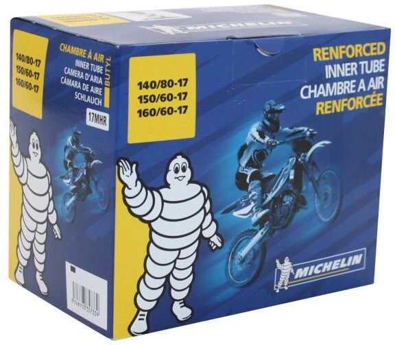 Chambre à air Michelin offroad 140/80-17 valve droite