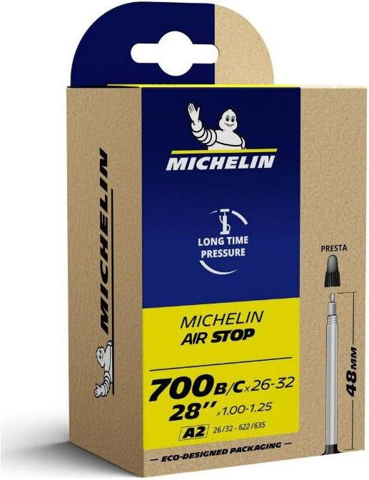 Chambre à Air vélo Michelin Air Stop A2 700 x 25/32C Presta 40mm