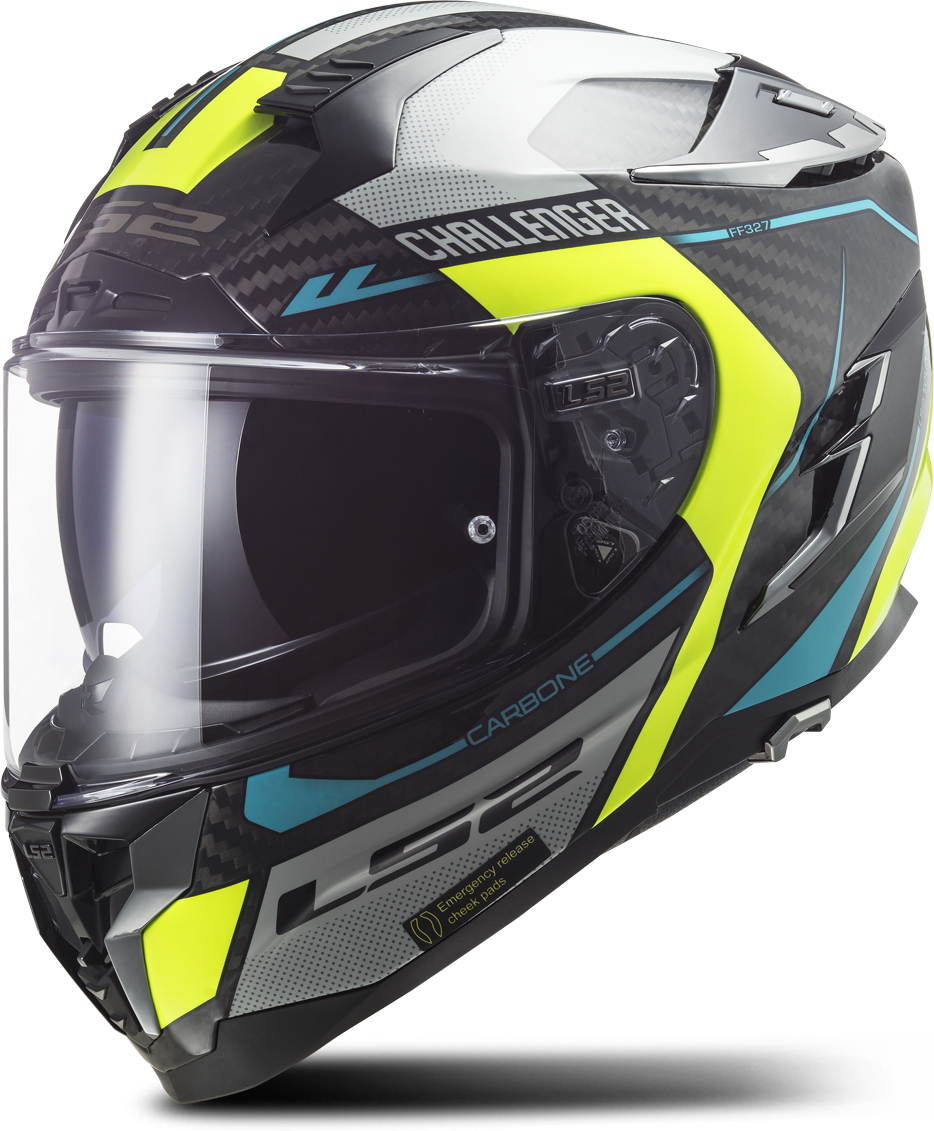 LS2 Casque Intégral LS2 FF327 Challenger Thorn HiVis Jaune L 59-60cm