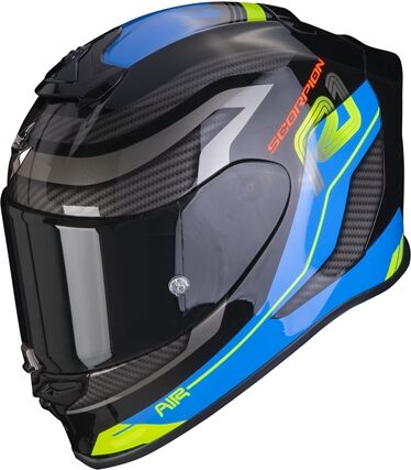 SCORPION EXO-R1 Air Vatis, Casque moto intégral, Noir-Bleu