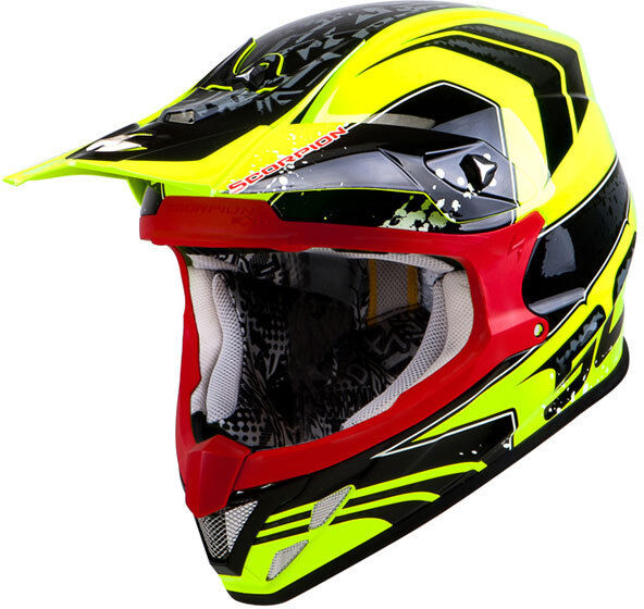 VX-20 Air Quartz Casque de Cross Jaune taille : 2XL