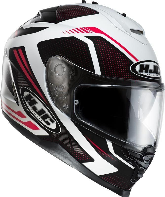 HJC IS-17 Spark Casque Noir Blanc Rouge taille : 2XL