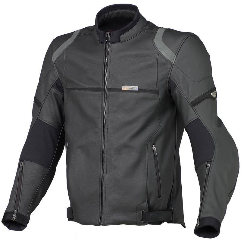 Macna Sensor Veste de moto en cuir Noir taille : 58