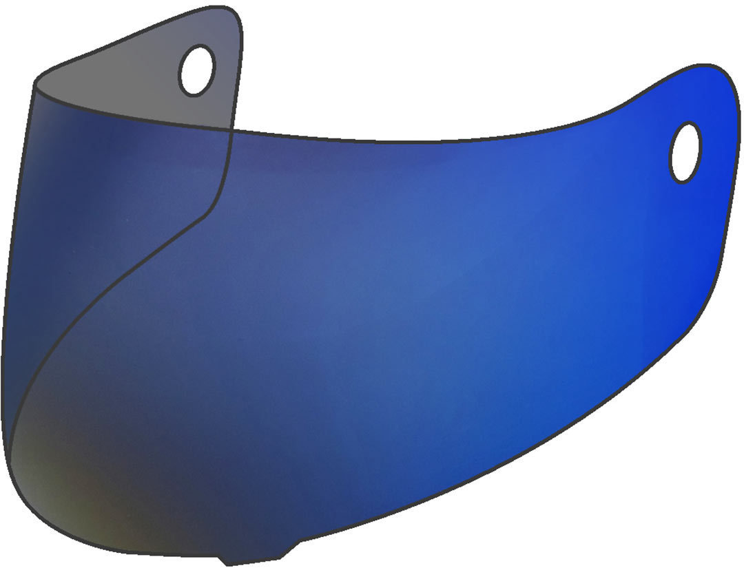 Scorpion EXO 2000 / 2000 EVO / 1200 / 710 / 510 / 410 / 390 3D Viseur De verrouillage Bleu taille :