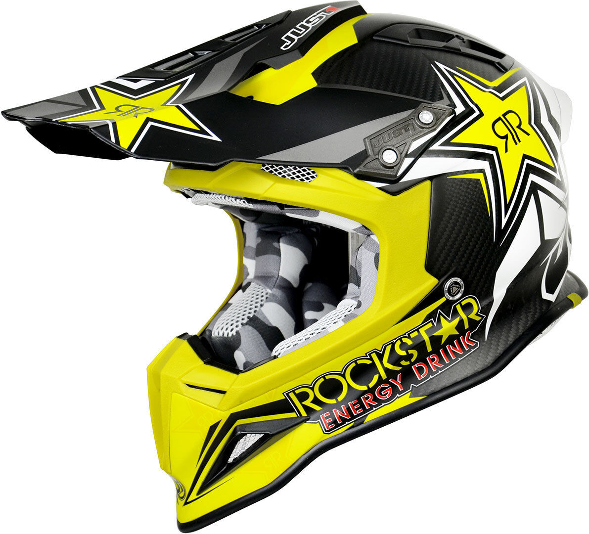 Just1 J12 Rockstar 2.0 Casque de motocross taille : S