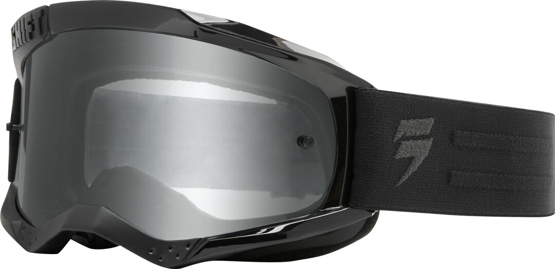 Shift WHIT3 Mirrored Masques de motocross Noir taille :