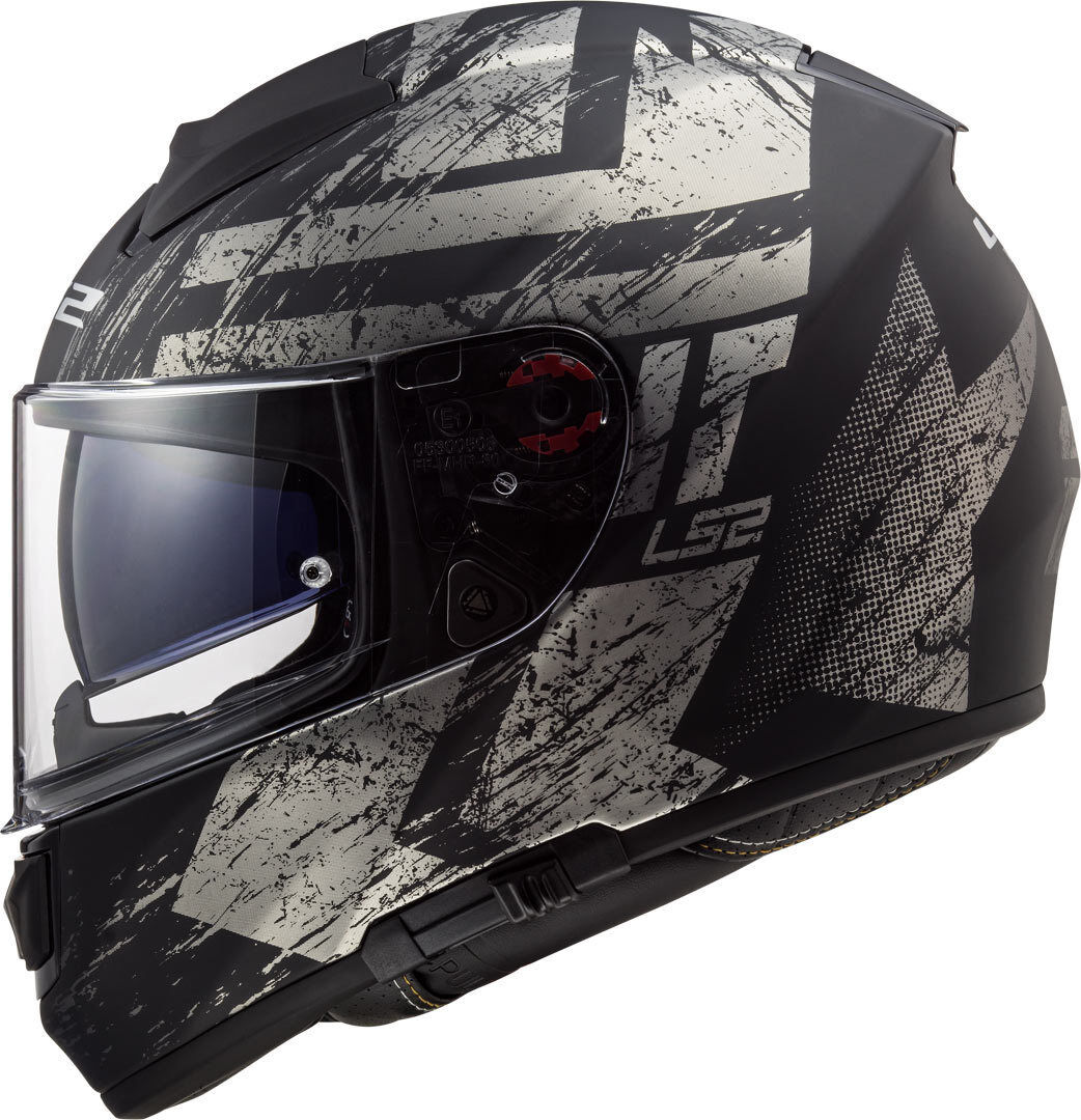 LS2 Vector FF397 Hunter Casque Argent taille : XL