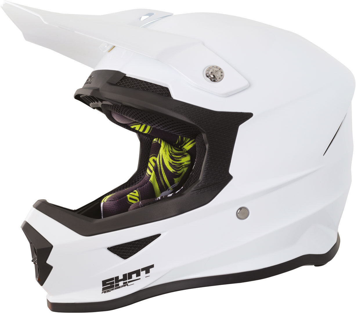 Shot Furious Solid Casque de motocross Blanc taille : L