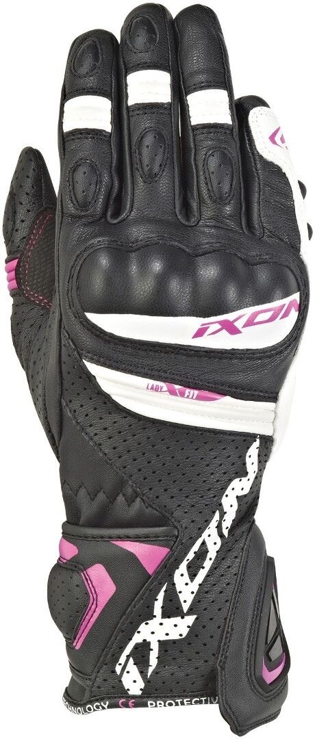 Ixon Rs Tempo Air Gants femmes Noir Blanc Rose taille : S