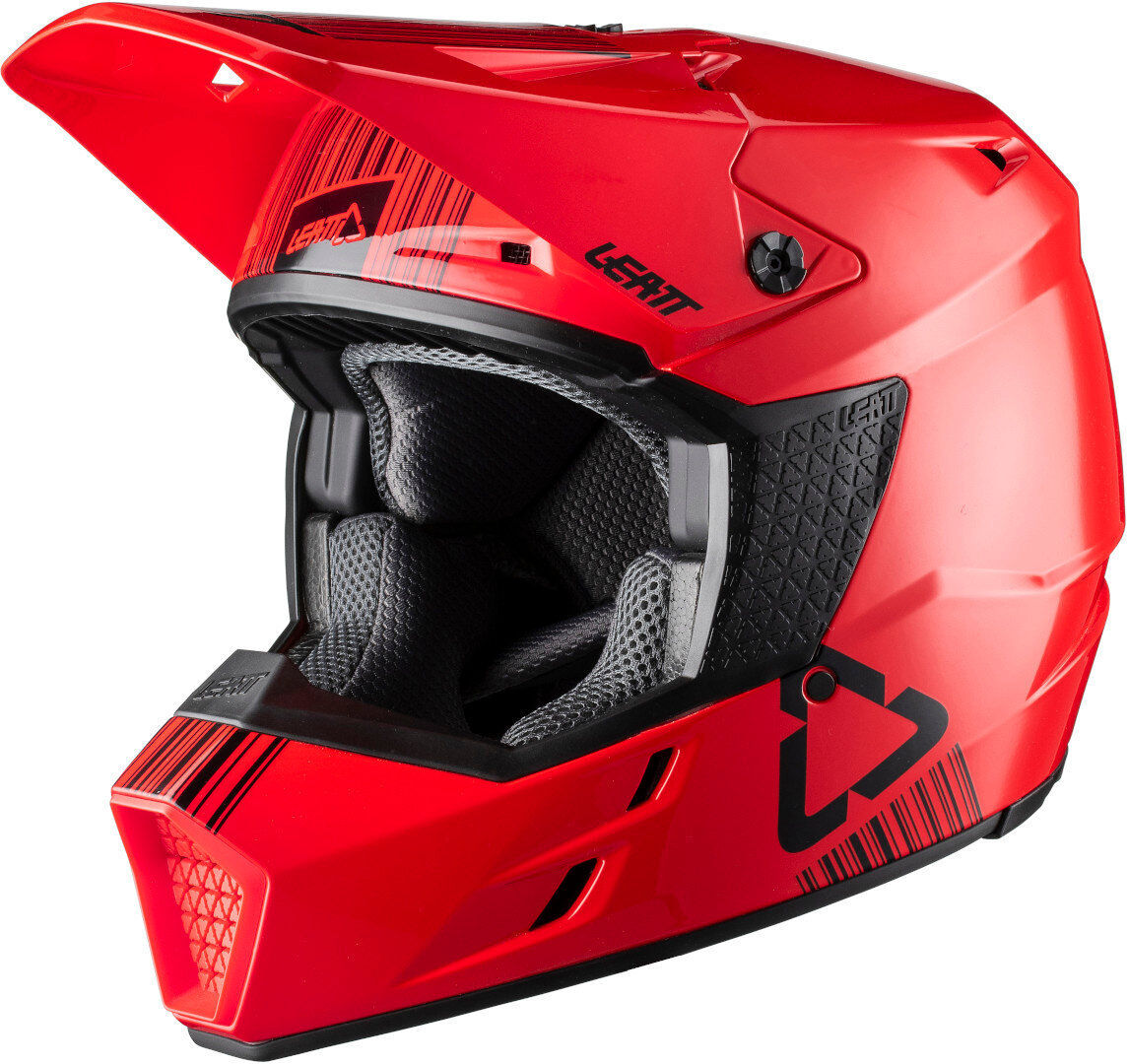 Leatt GPX 3.5 V20.1 Casque Motocross Noir Rouge taille : XL