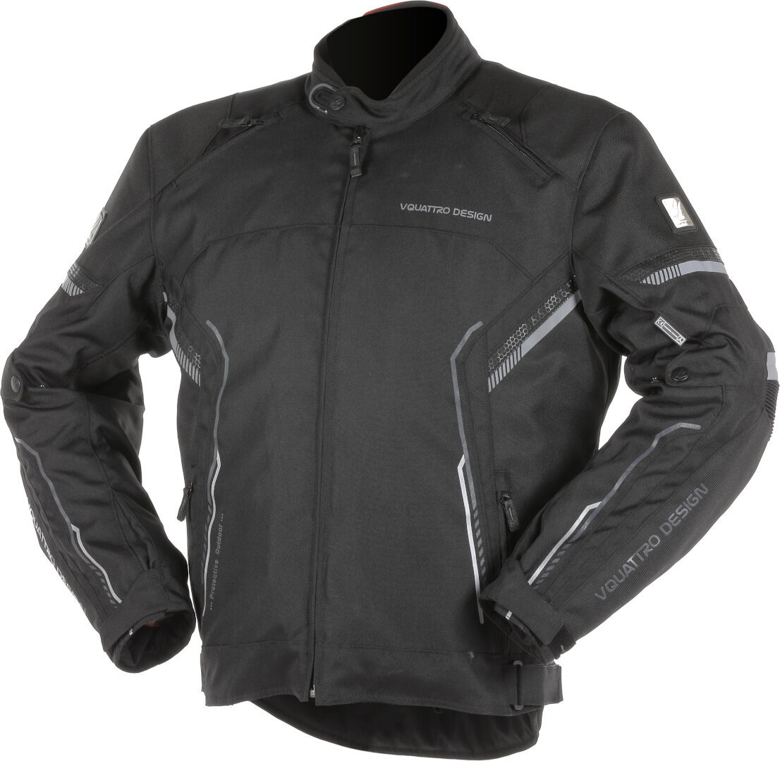 VQuattro Bolt Veste textile de moto Noir taille : S