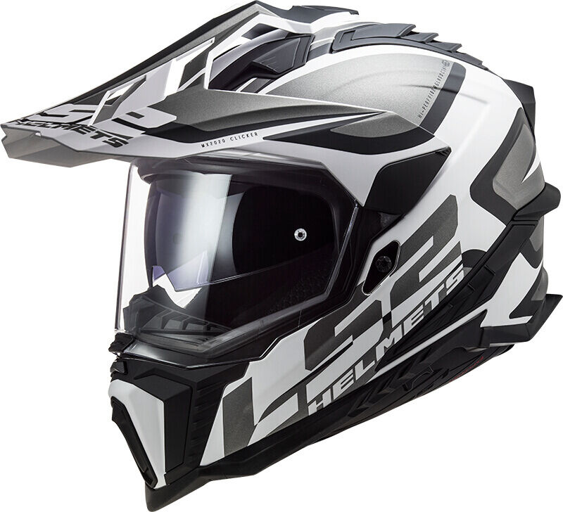LS2 MX701 Explorer HPFC Alter Motocross Helm Noir Blanc taille : S