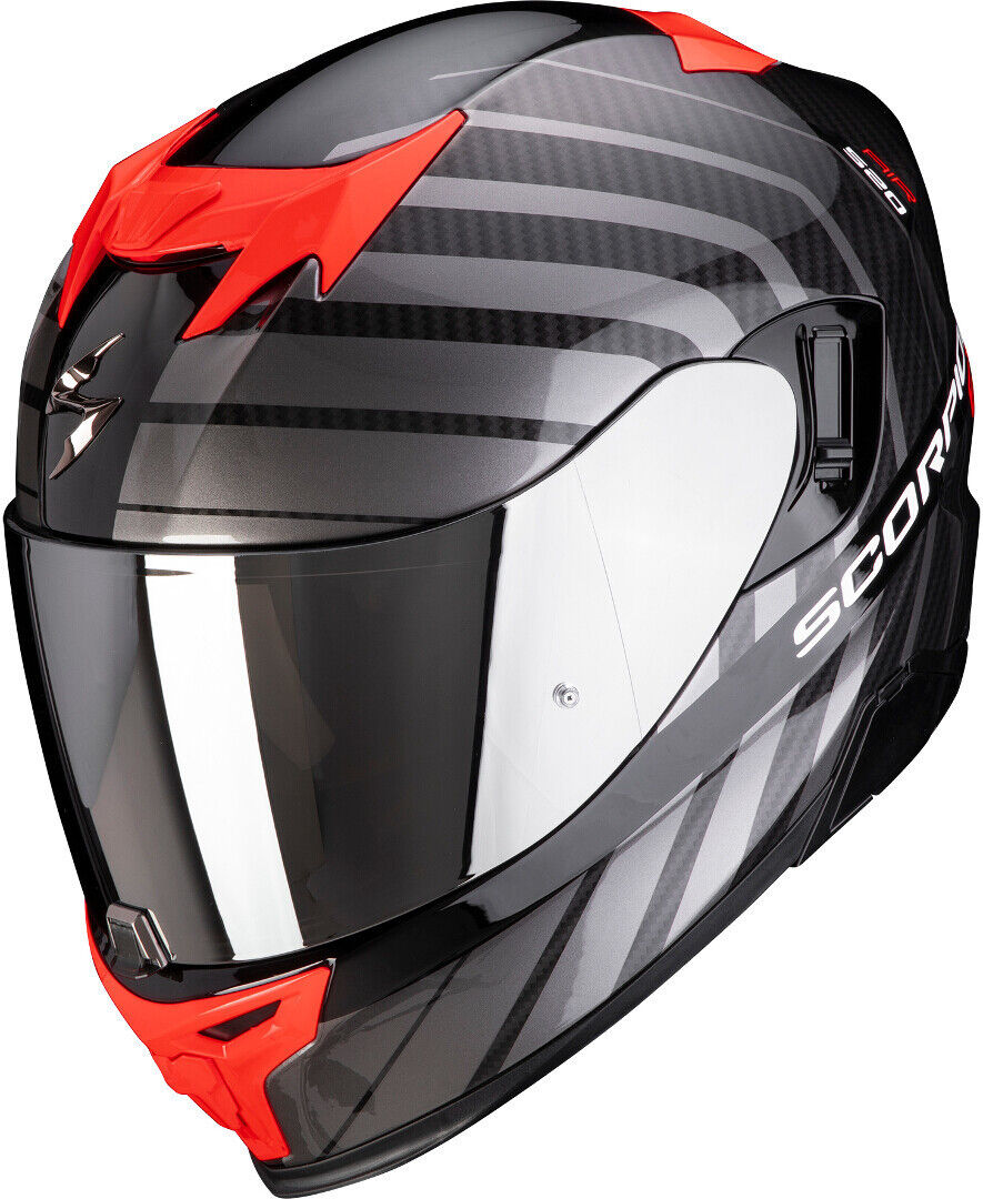 Scorpion EXO-520 Air Shade Casque Noir Rouge taille : S