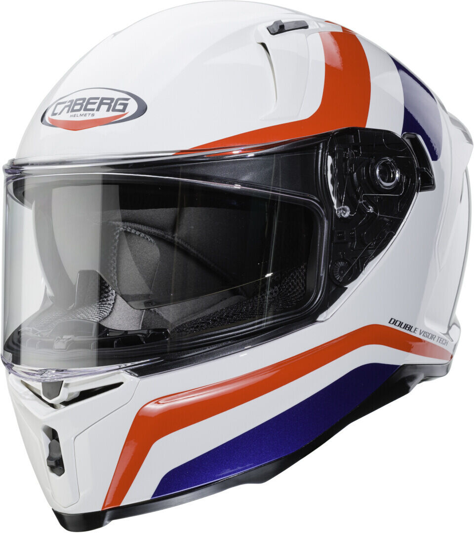 Caberg Avalon Blast Casque Blanc Rouge Bleu taille : L