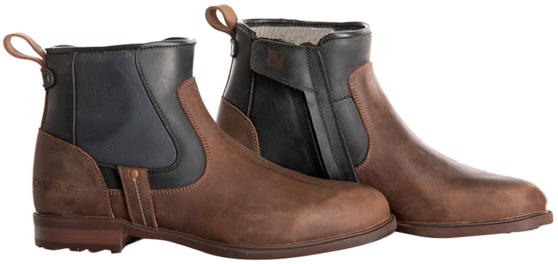 Overlap Andy Bottes de moto Noir Brun taille : 45