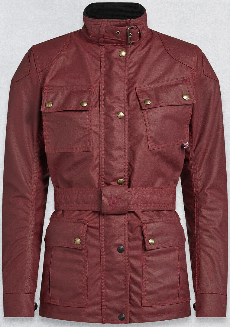 Belstaff Trialmaster Pro Veste ciré de moto de dames Rouge taille : 38