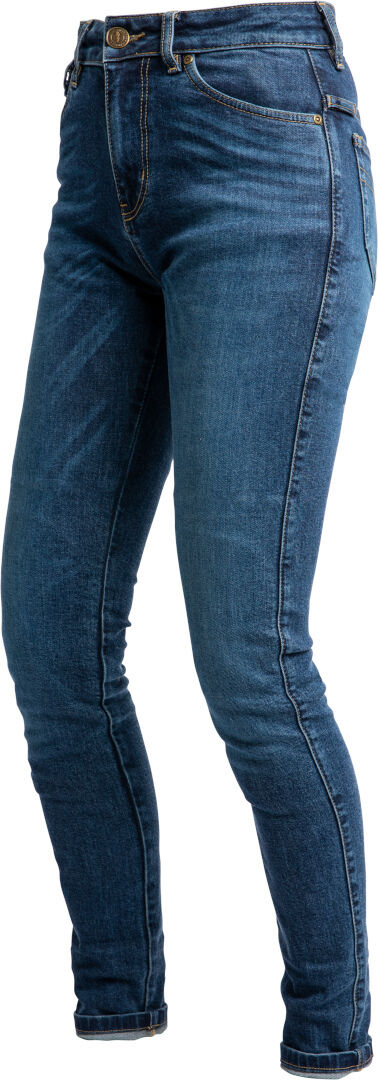 John Doe Luna High Mono Jeans de moto de dames Bleu taille : 32