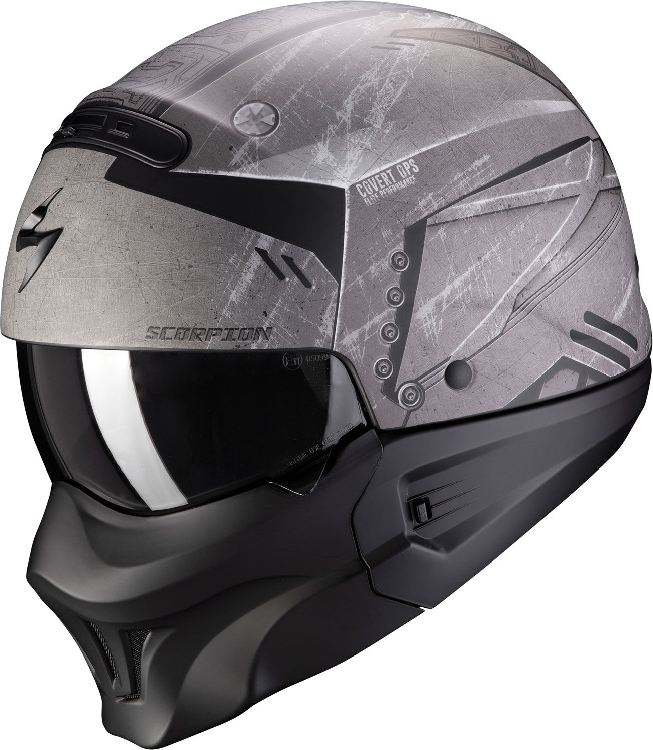 Scorpion EXO-Combat Evo Incursion, casque modulaire - Gris - Size: 4XL - male