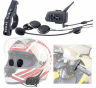 Callstel Micro-casque intercom avec bluetooth pour casque de moto