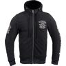 Férfi Aramid-szálas kapucnis felső W-TEC Black Heart Kustom Kulture Hoodie  fekete  3XL