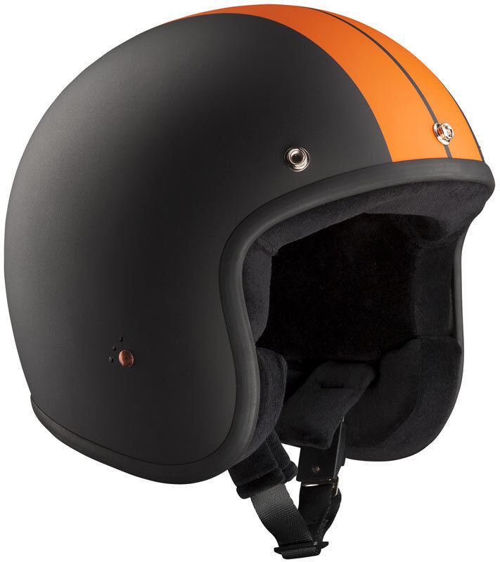 Bandit Ece Jet Race Jet Helmet  - Black Orange