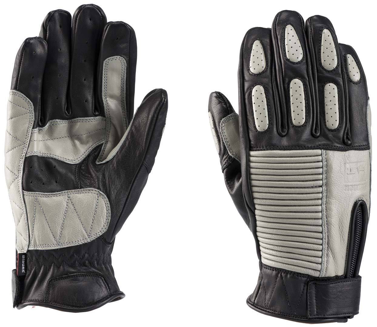 Blauer Banner Motorcycle Gloves  - Black Grey