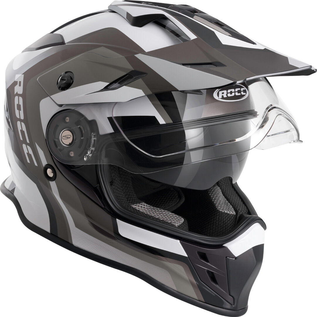 Rocc 781 Motocross Helmet  - Black Grey