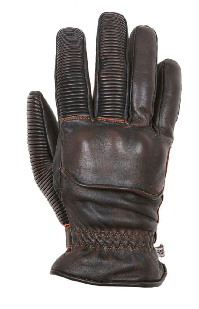 Helstons Ranchero Cuir Gloves  - Brown