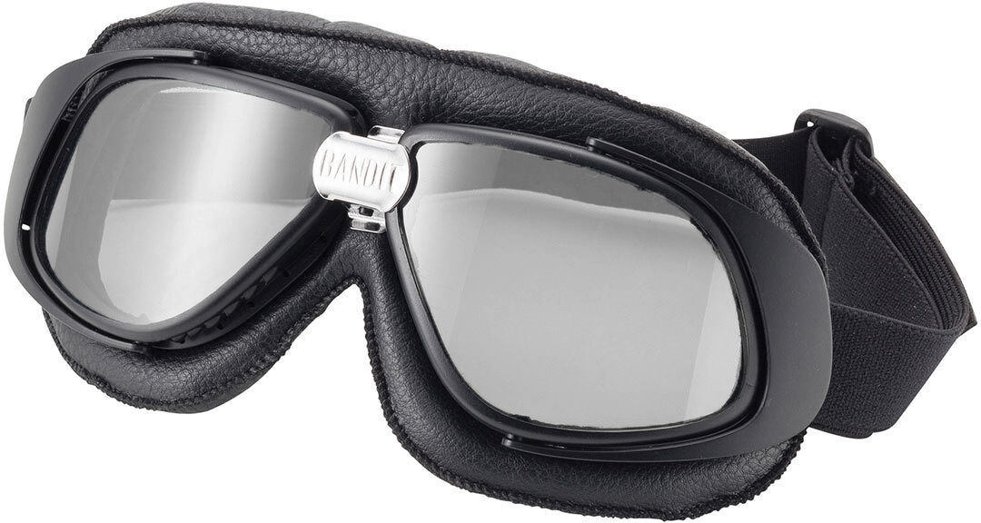 Bandit Classic Motorcycle Goggles  - Silver