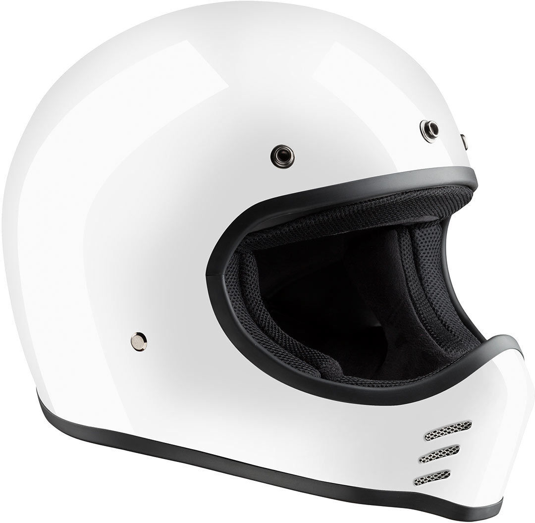 Bandit Hmx-Ece Motorcycle Helmet  - White