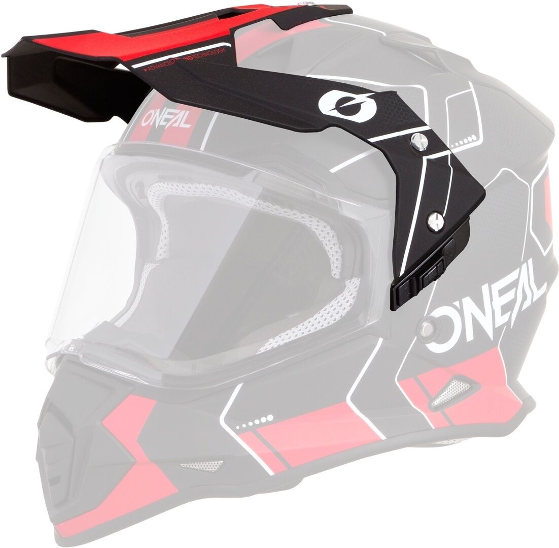 Oneal Sierra Ii Comb Helmet Shield  - Black Red