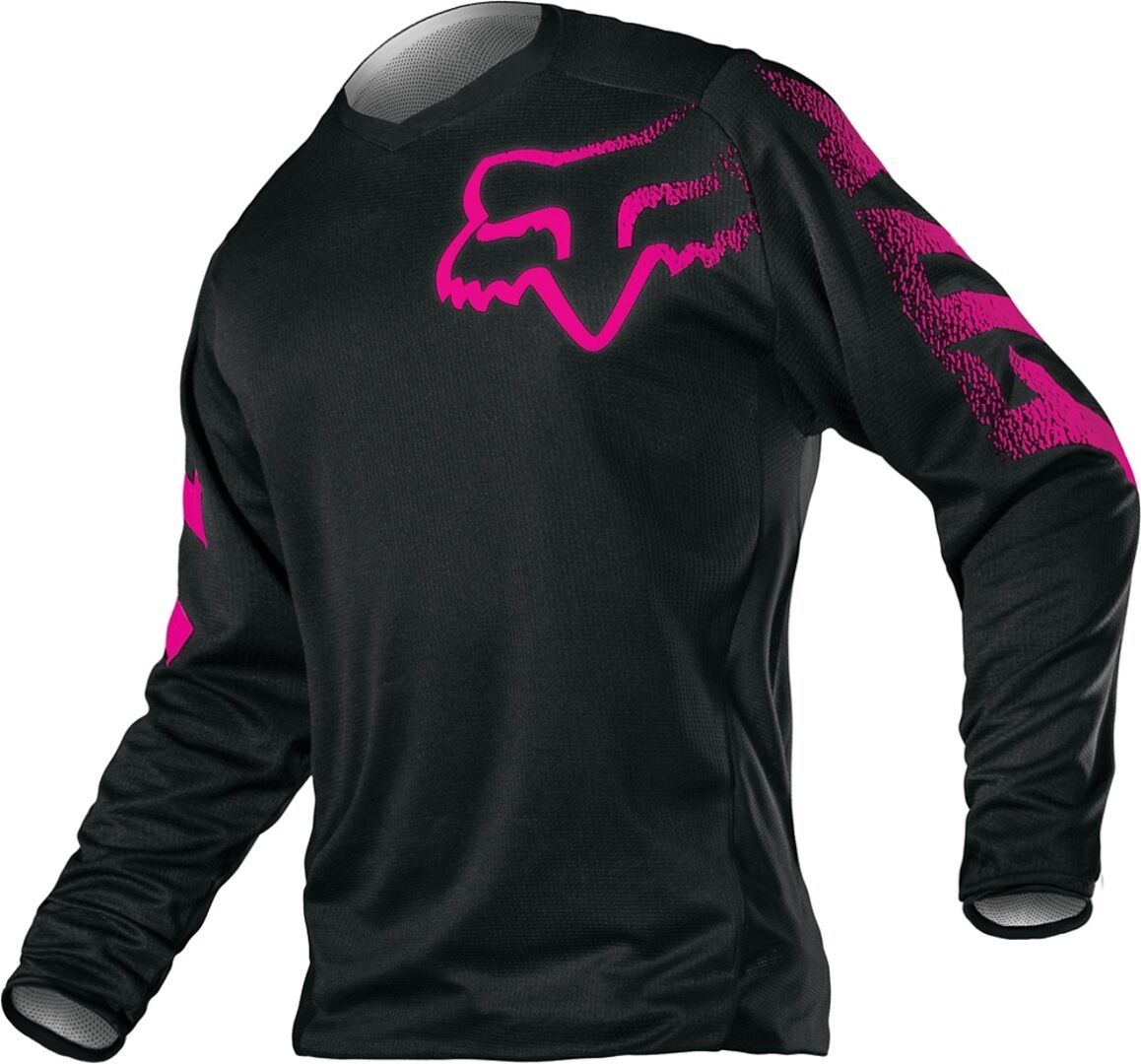 Fox Blackout Motocross Girls Jersey  - Black