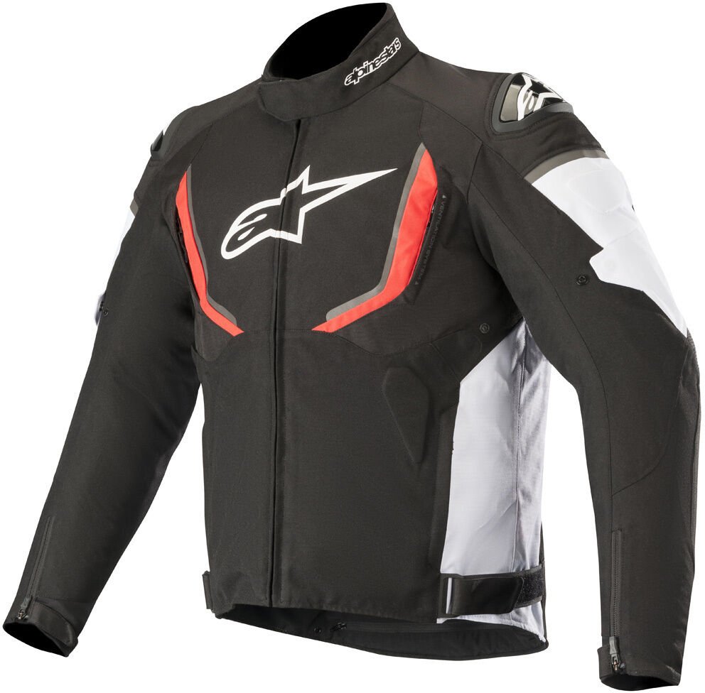 Alpinestars T-Gp R V2 Waterproof Motorcycle Textile Jacket  - Black White Red