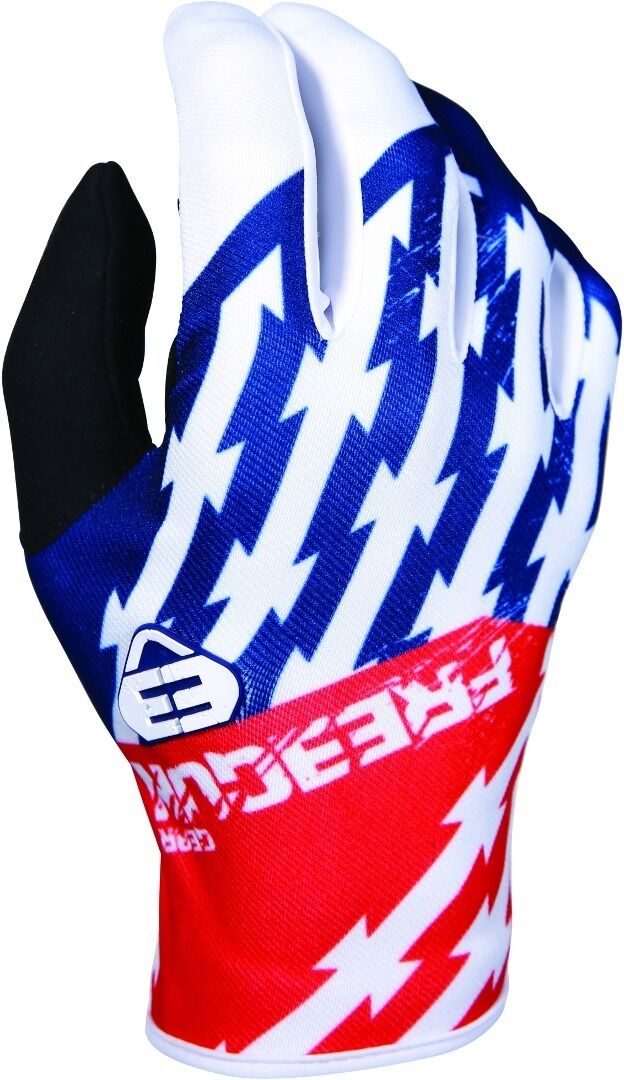 Freegun Devo Outlaw Kids Motocross Gloves  - Black White Red