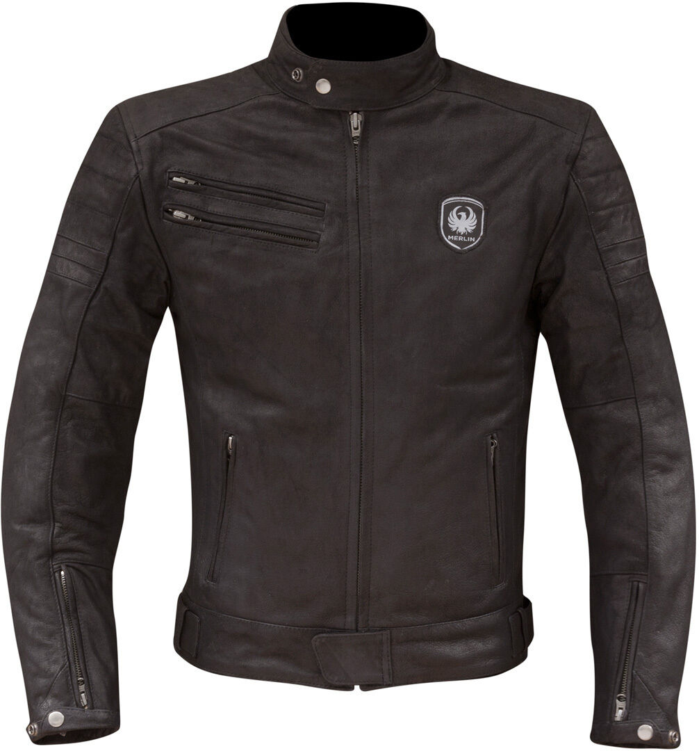Merlin Alton Motorcycle Leather Jacket  - Black