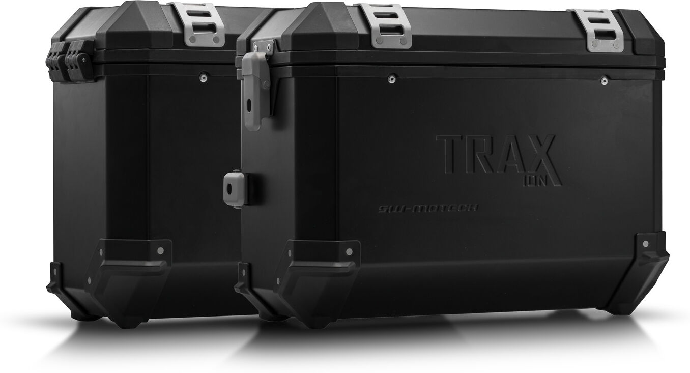 Sw-Motech Trax Ion Aluminium Case System - Black. 37 / 37 L.Ktm 990 Sm / Sm-T / Sm-R / 950 Sm  - Schwarz