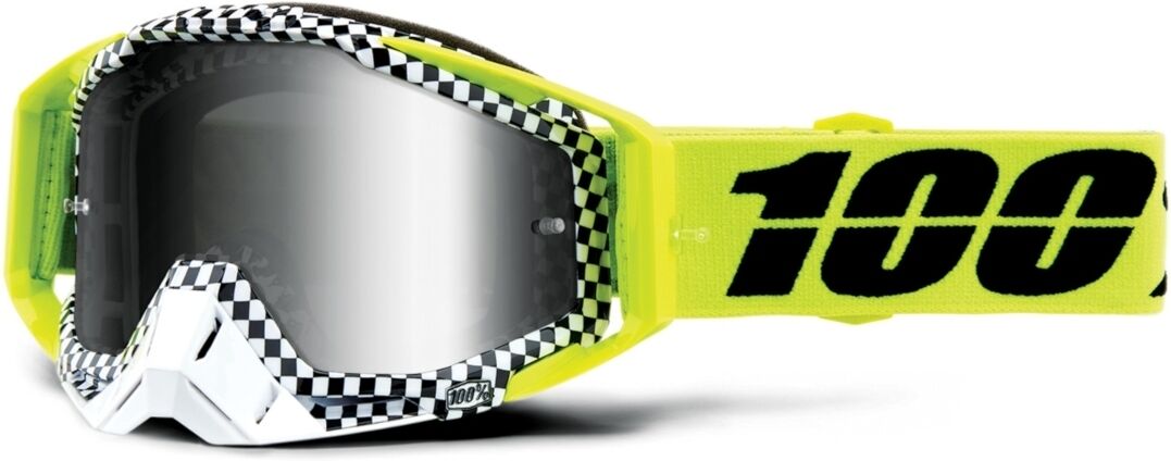 100% Racecraft Extra Andre Motocross Goggles  - Black Yellow