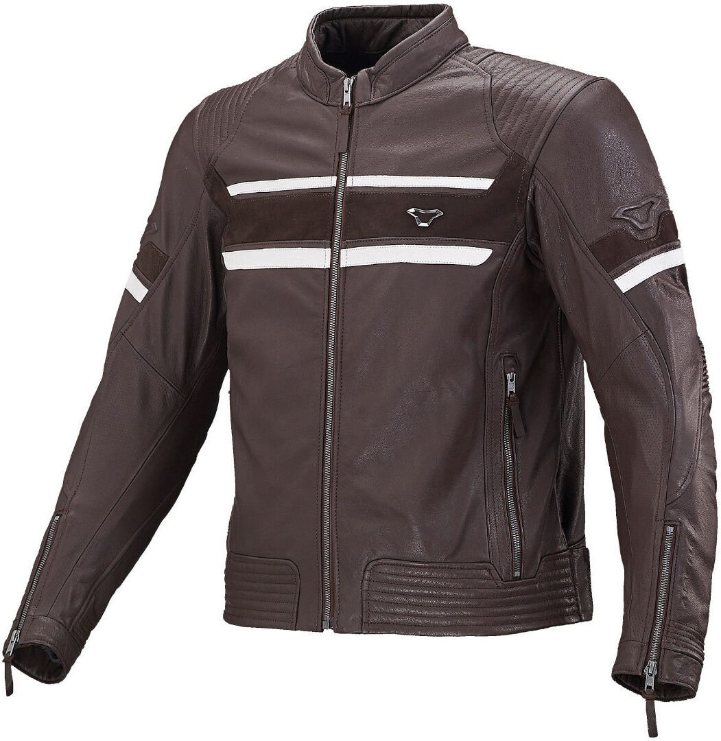 Macna Rendum Motorcycle Leather Jacket  - Brown