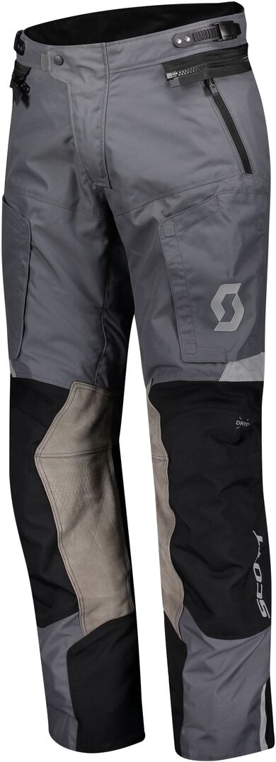 Scott Dualraid Dryo Motorcycle Textile Pants  - Black Grey