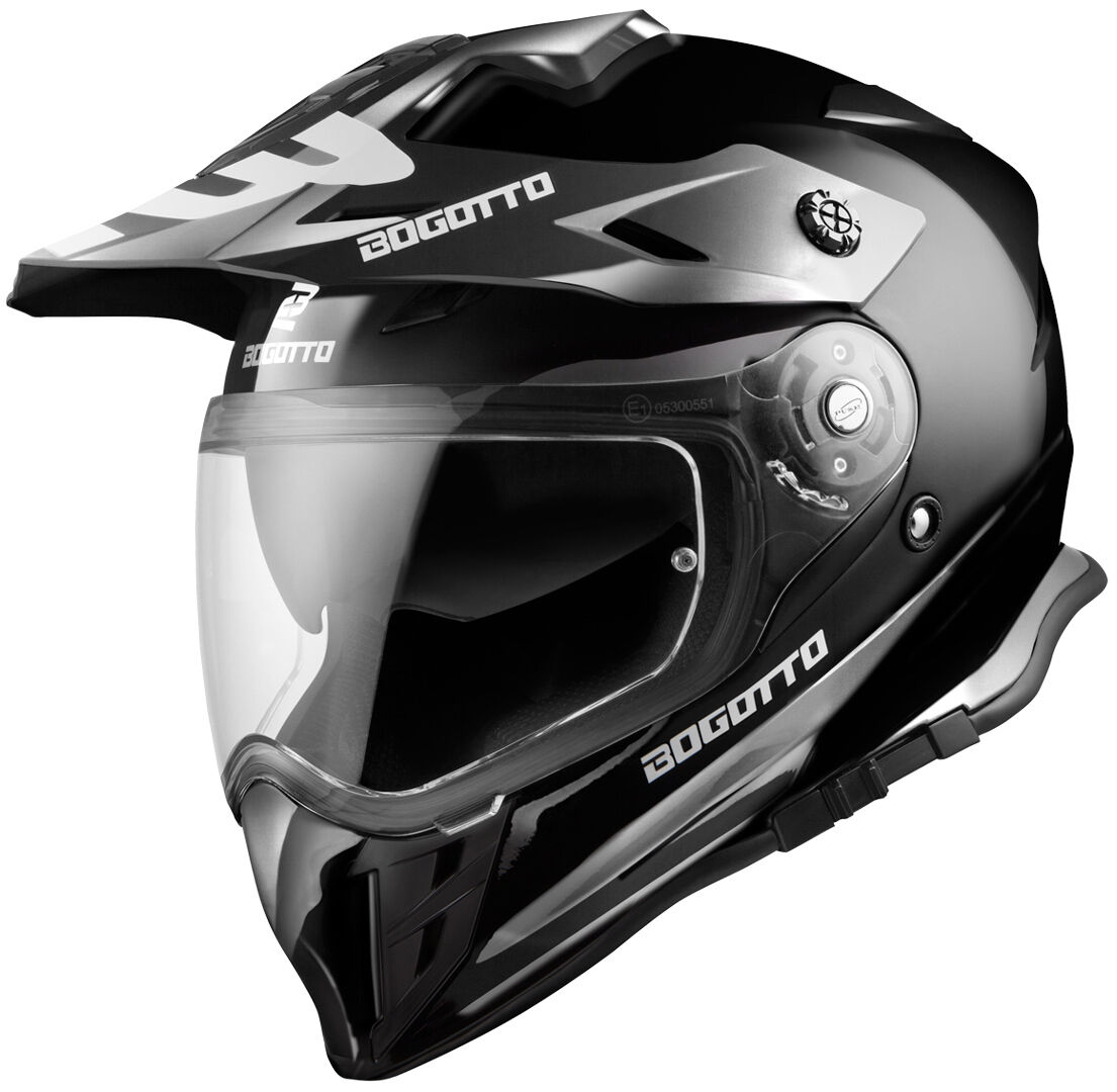 Bogotto V331 Enduro Helmet  - Black