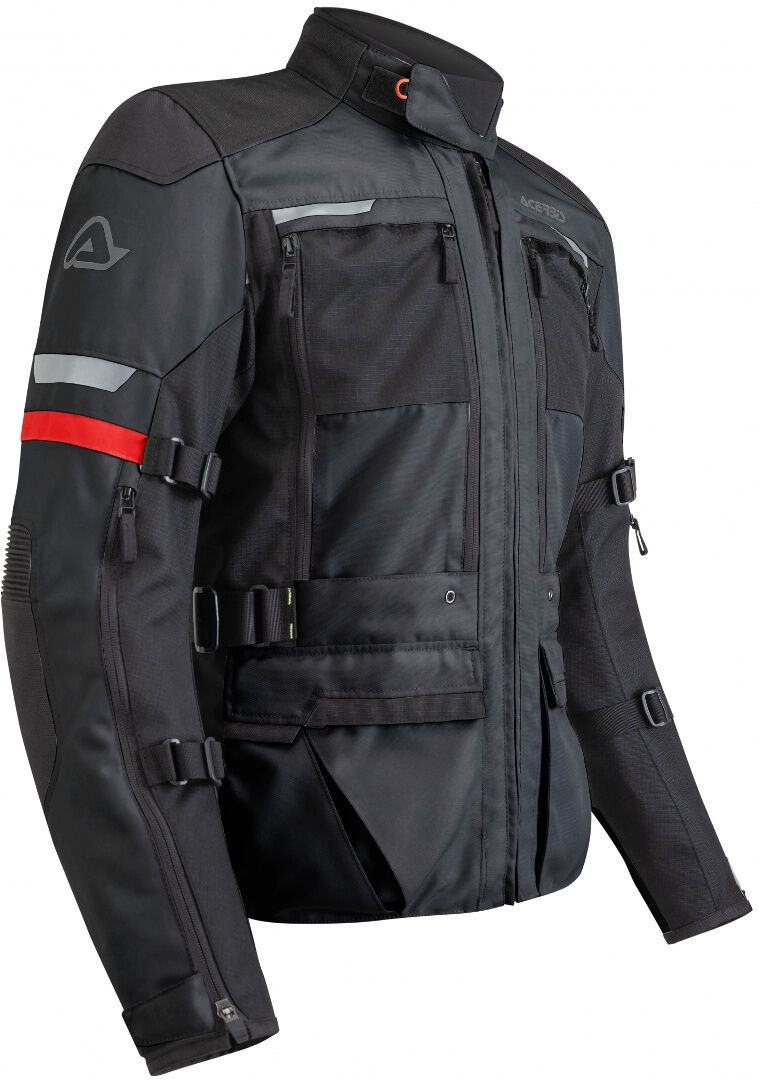 Acerbis X-Tour Motorcycle Textile Jacket  - Black