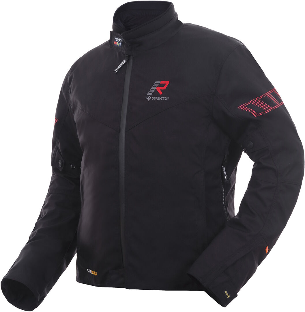 Rukka Start-R Motorcycle Textile Jacket  - Black Red